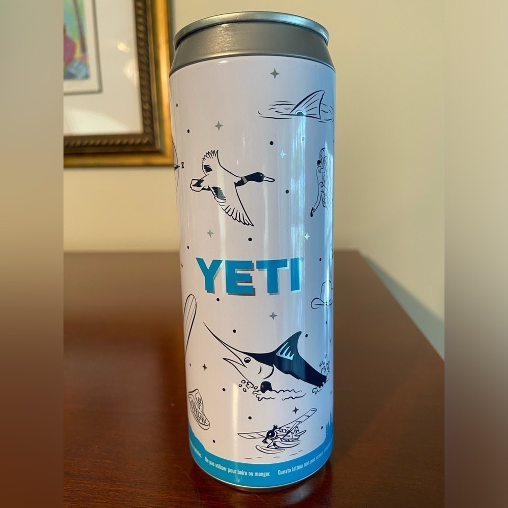 💜 YETI Slim Stash Can. Limited Edition. Hide A Can Storage Small Dent